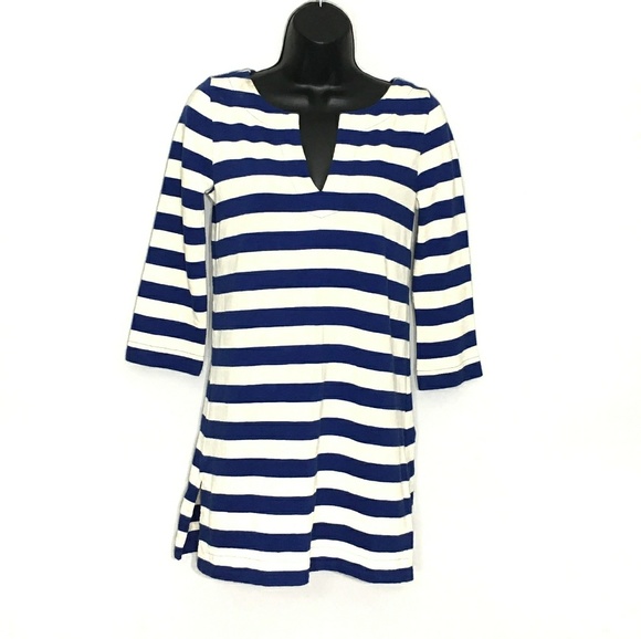 J. Crew Striped Tunic Shirt Dress Size XXS - Picture 2 of 8